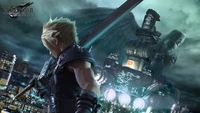 Superbe fond d'écran de Final Fantasy 7 Remake avec Cloud Strife et Sephiroth