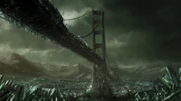 Explorez le Superbe Fond d'Écran du Pont Apocalyptique