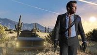 Fondo de Pantalla de GTA V: Sumérgete en el Paisaje Icónico de Rockstar Games