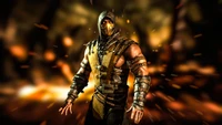 Fond d'Écran de Scorpion - Mortal Kombat X