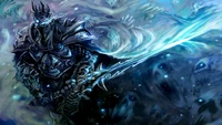 Lich King Wallpaper Featuring Arthas Menethil