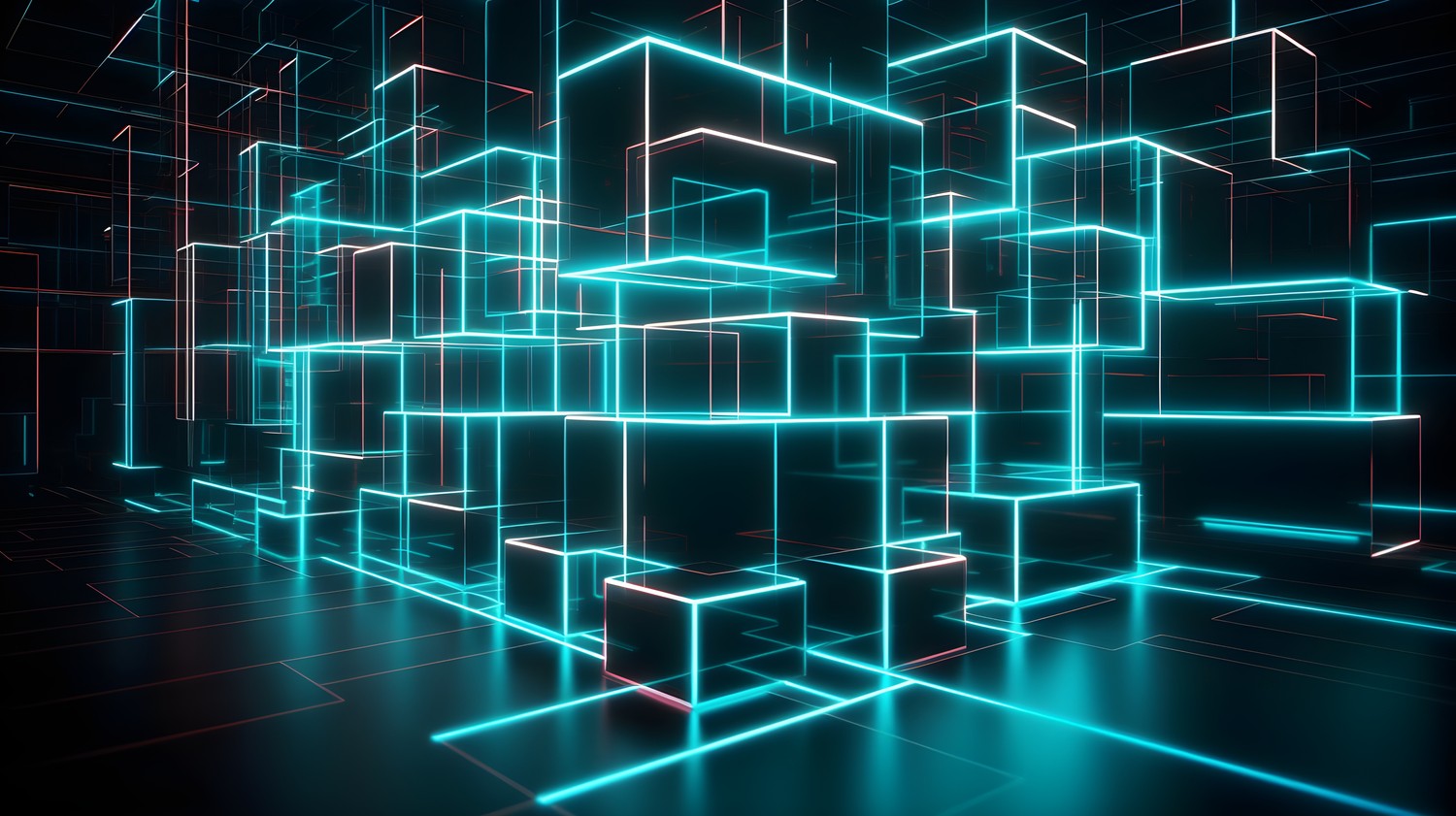 Explore Our Neon Cube Wallpaper - Perfect for Your Devices