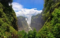 Fondo de Pantalla Impresionante de las Cataratas Victoria para Amantes de la Naturaleza