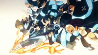 Fondo de Fire Force con tus Personajes Favoritos de Enen no Shouboutai