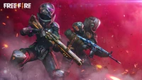 Superbe Fond d'Écran Garena Free Fire Battle Royale