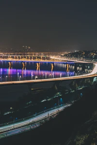 Descarga Impresionante Fondo Nocturno de Ciudad