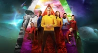 Explora el universo con el fondo de pantalla de Star Trek: Strange New Worlds Temporada 2