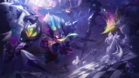 Art de Splash de Star Nemesis Fiddlesticks pour League of Legends