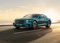 Descarga el Impactante Fondo de Pantalla Bentley Continental GT Azure