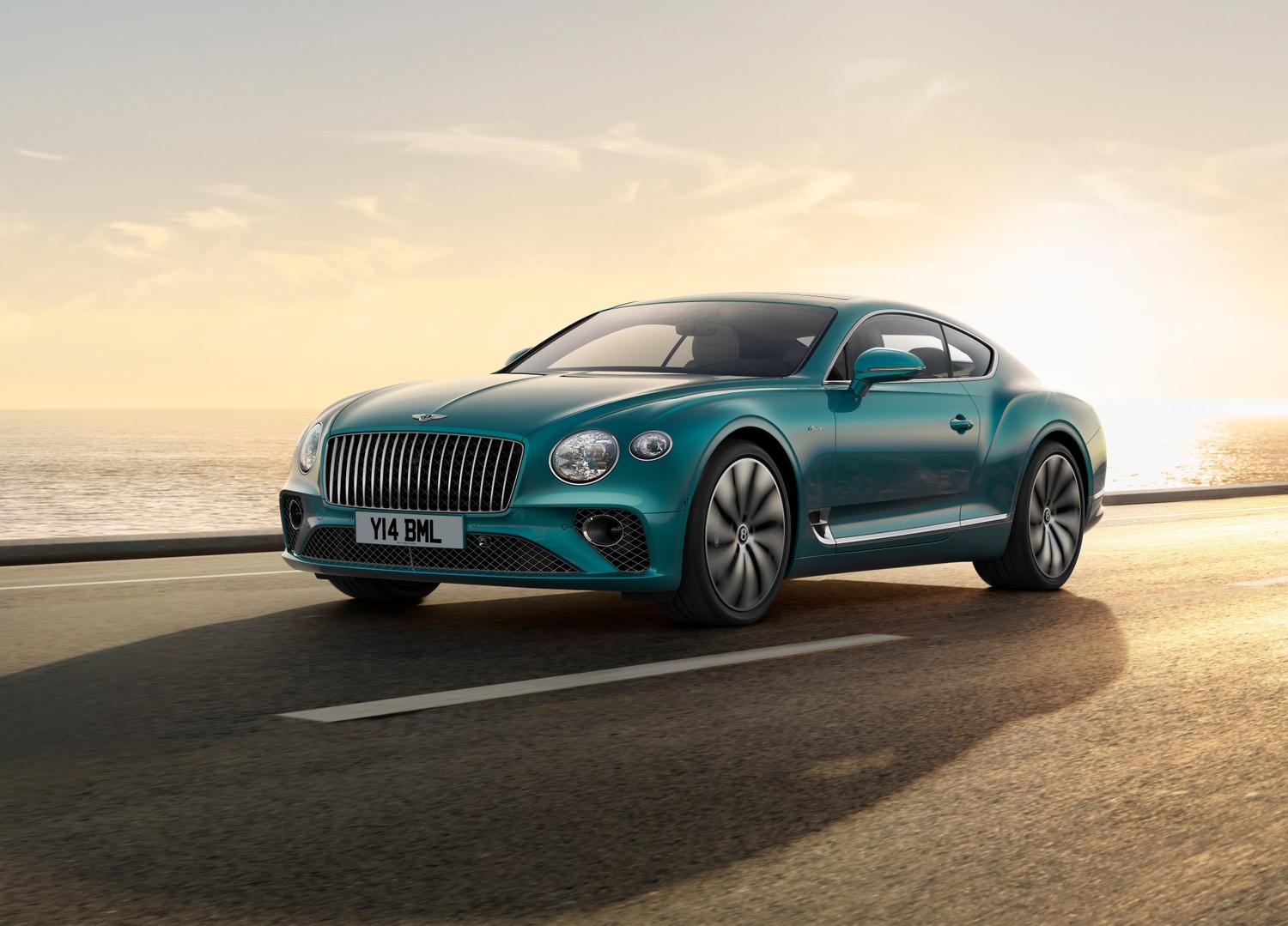 Download the Striking Bentley Continental GT Azure Wallpaper