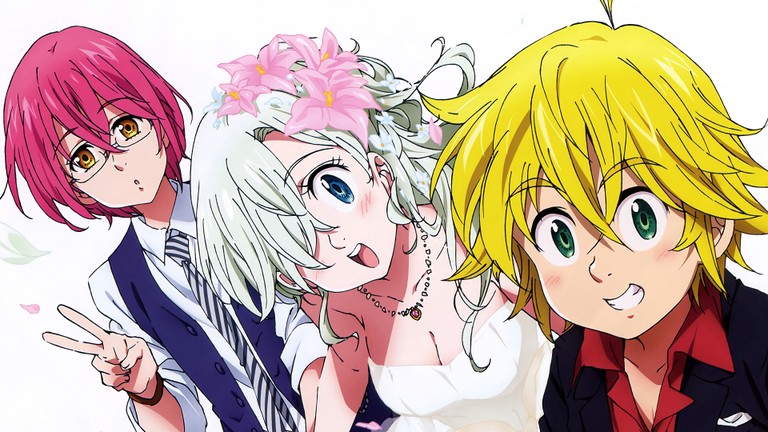 Explore Our Nanatsu no Taizai Wallpaper Featuring Meliodas and Elizabeth