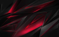 Download a Bold Red and Black Abstract Wallpaper