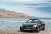 Descarga el Exquisito Fondo de Pantalla del Convertible Mercedes Benz SLK Class