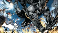 Découvrez le Fond d'Écran Iconique de Batman - 75 Ans de Légende