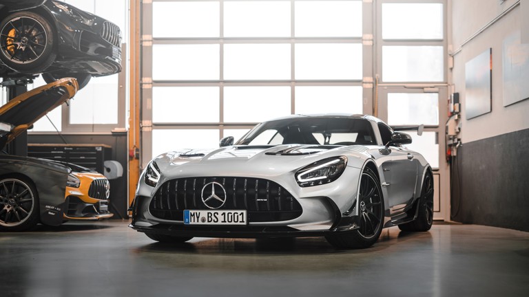 High-Quality 5K Wallpaper of the Mercedes AMG GT Black Series