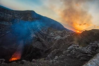 Téléchargez le Magnifique Wallpaper du Volcan Masaya