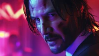 Impresionante Fondo de Pantalla de John Wick con Keanu Reeves