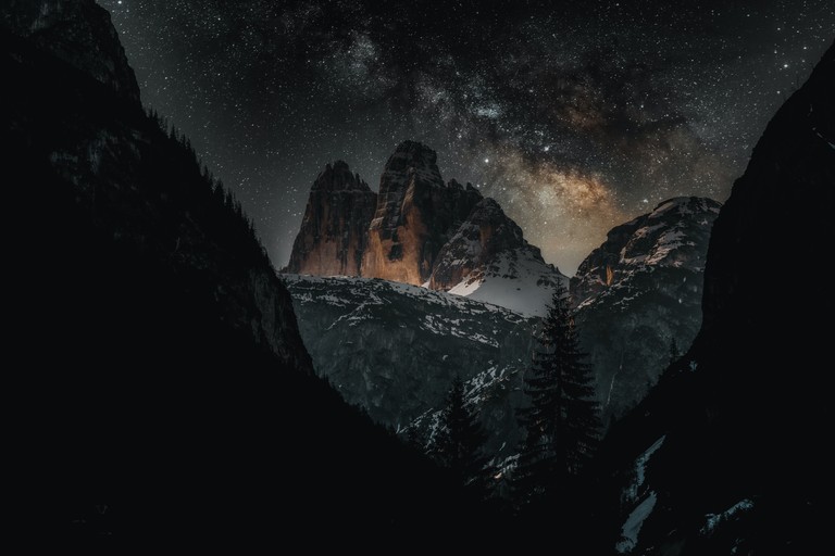 Explore the Night Sky Over Three Peaks of Lavaredo