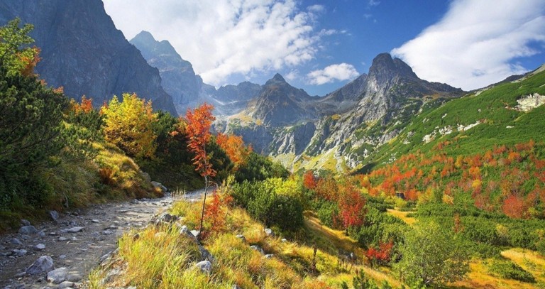 Breathtaking Autumn Mountain Landscape Wallpaper