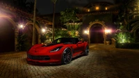 Téléchargez le Magnifique Fond d'Écran Chevrolet Corvette C7