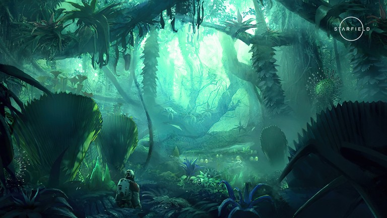 Immerse Yourself in the Enchanting Starfield Jungle