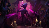 Téléchargez le magnifique fond d'écran Evelynn de Legends of Runeterra