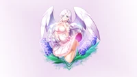 Fondo de pantalla de Elizabeth Liones ángel de Nanatsu no Taizai