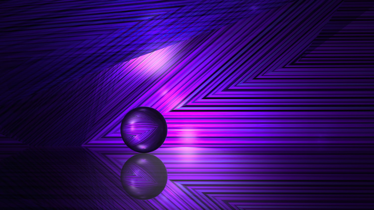 Download Captivating Purple Visual Effect Wallpaper