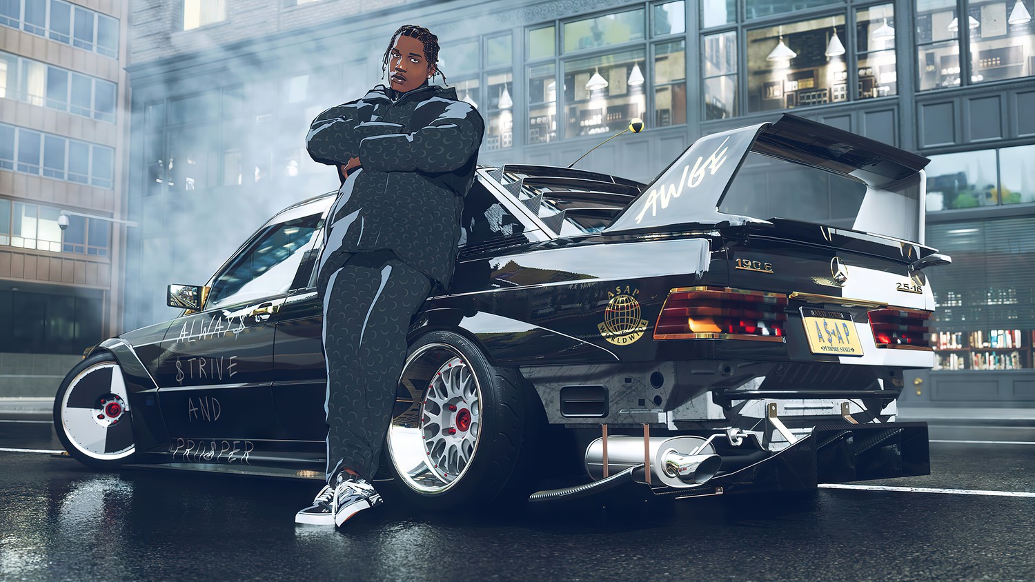 Download A$AP Rocky Wallpaper from Need for Speed Unbound