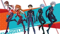 Explora los Icónicos Personajes de Neon Genesis Evangelion en 4K