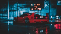 Descarga el Iconico Fondo de Pantalla Ferrari F40