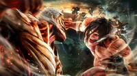 Experience the Thrill with Attack on Titan 2 Wallpaper