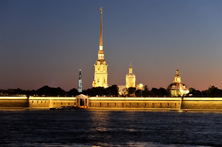 Breathtaking Nightscape of the Peter and Paul Fortress