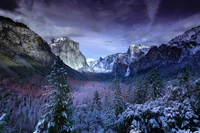 Vue Époustouflante du Parc National de Yosemite