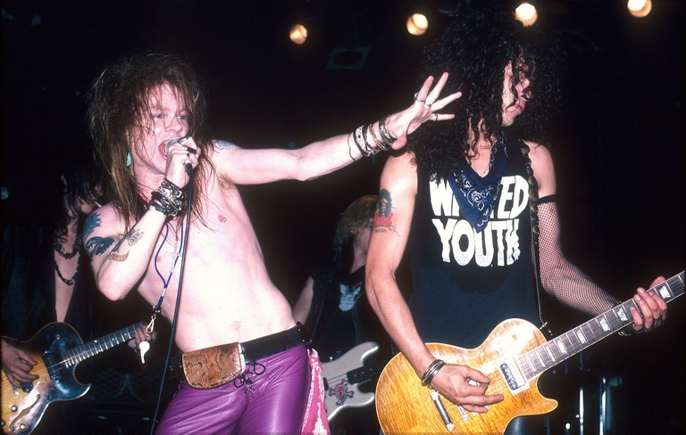 Guns N' Roses Live Performance Wallpaper