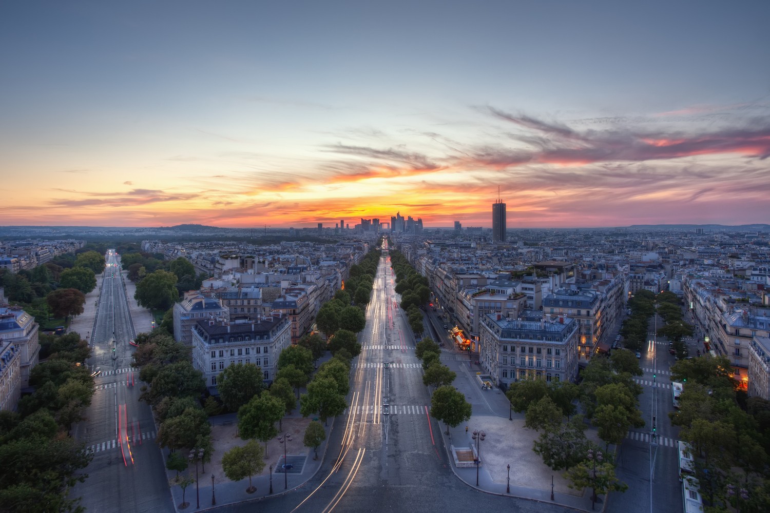 Breathtaking View of Paris at Dawn