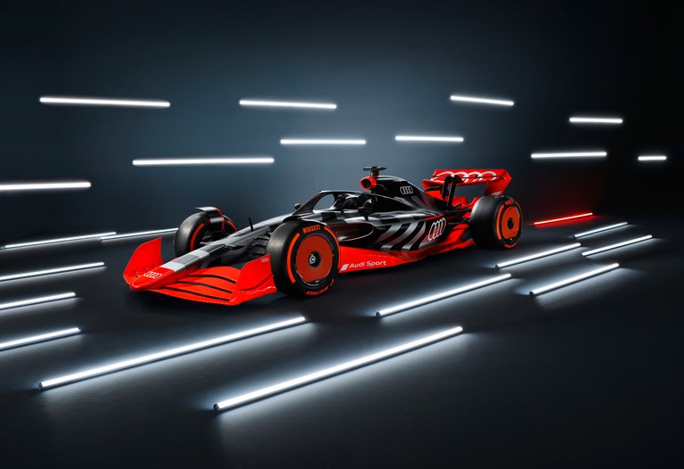 Audi F1 Launch Livery 5K Wallpaper