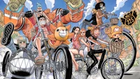 Téléchargez un Étonnant Fond d'Écran One Piece avec les Pirates au Chapeau de Paille