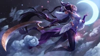 Fond d'écran de la Déesse Lunaire Diana - League of Legends