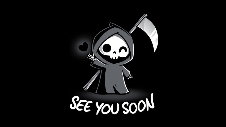 Download the See You Soon Grim Reaper Wallpaper