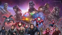 Fond d'écran épique d'Avengers Infinity War