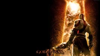 Stunning God of War III Wallpaper Featuring Kratos