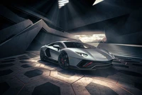 Breathtaking Lamborghini Aventador LP 780-4 Ultimae Wallpaper