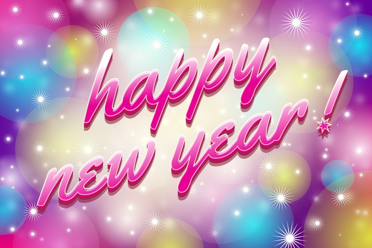 Celebrate 2023 with Our Bright Happy New Year Wallpaper