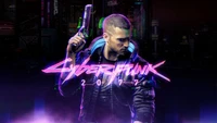 Cyberpunk 2077 V - Fond d'écran épique en 4K à télécharger