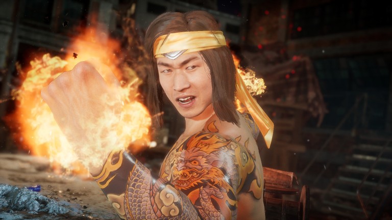 High-Quality Liu Kang Wallpaper from Mortal Kombat 11