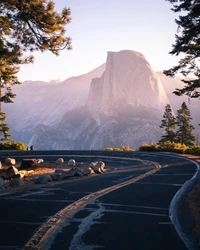 Fondo Impresionante del Parque Nacional Yosemite