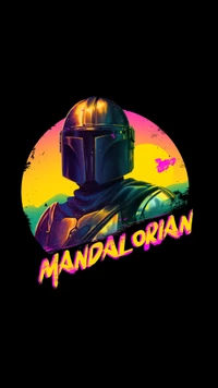 Impresionante Fondo de Pantalla del Mandalorian para Pantallas AMOLED y OLED