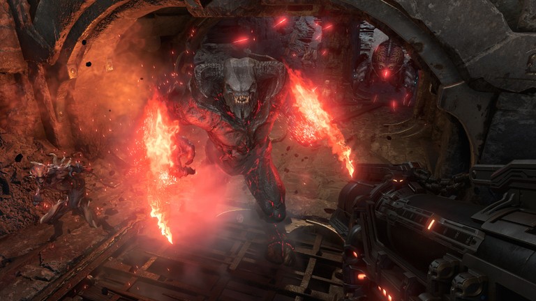 Download Stunning Doom Eternal Wallpaper Featuring the Baron of Hell