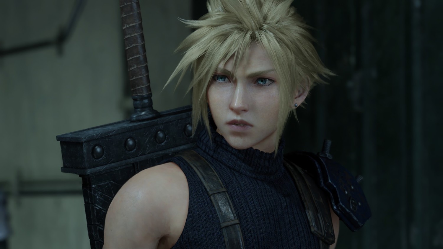 Stunning Cloud Strife Wallpaper from Final Fantasy 7 Remake